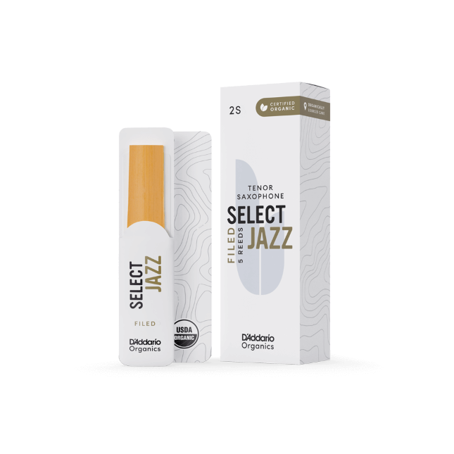 Select Jazz Filed by D'addario Tenor Saxophone Reed (5)