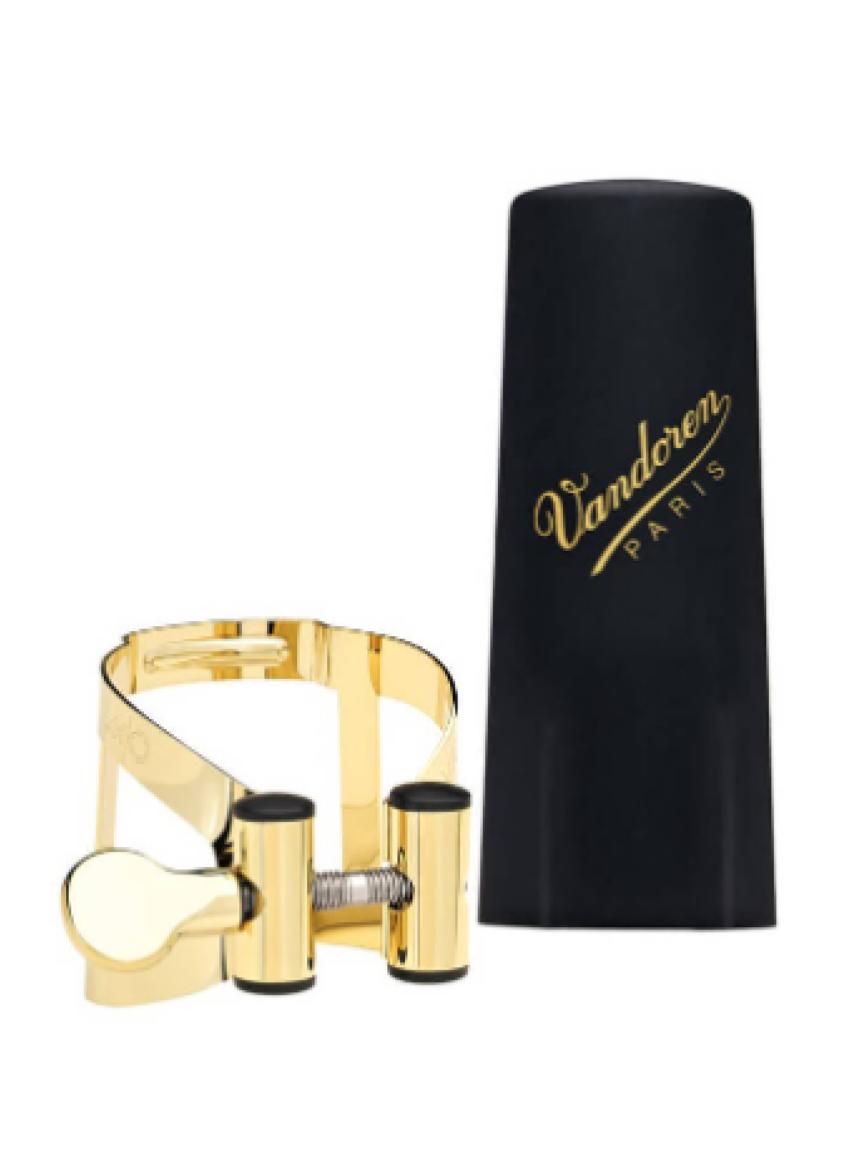 Vandoren M|O Gold Lacquered Alto Saxophone Ligature (LC57DP)
