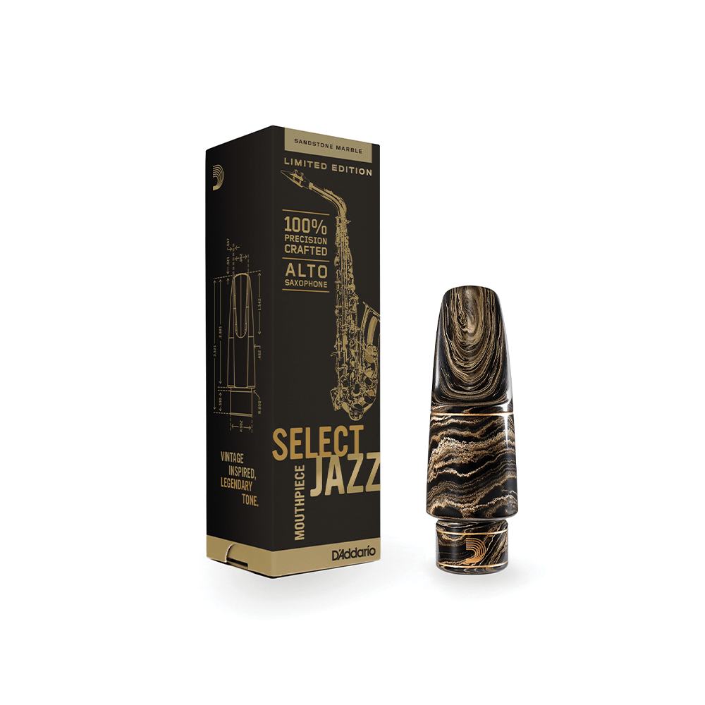 D'Addario Select Jazz Marble Alto Saxophone Mouthpiece