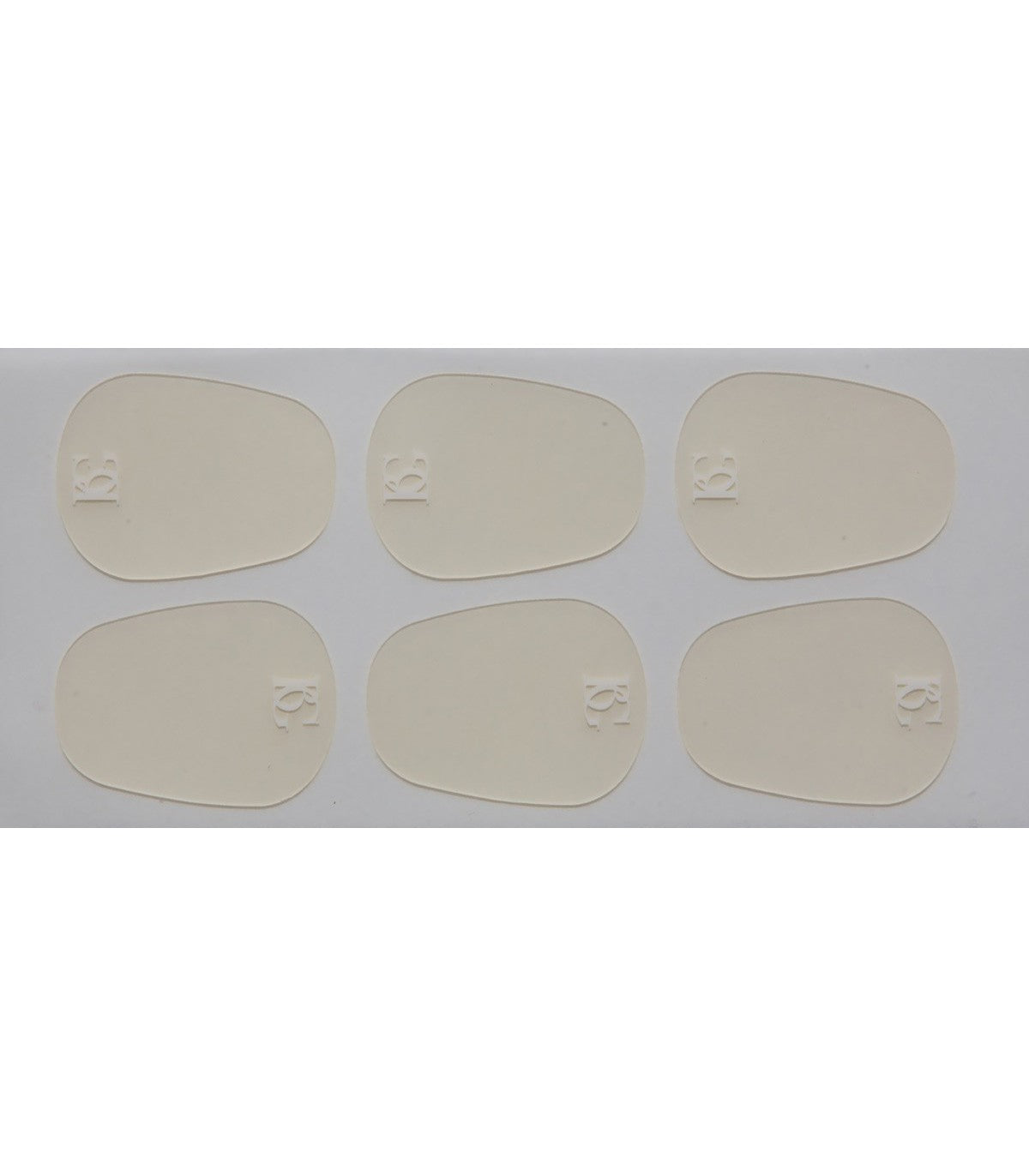 BG Large Mouthpiece Patch Clear (6 per pack)