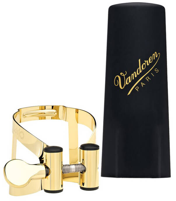 Vandoren M|O Gold Lacquered Soprano Saxophone Ligature (LC56DP)