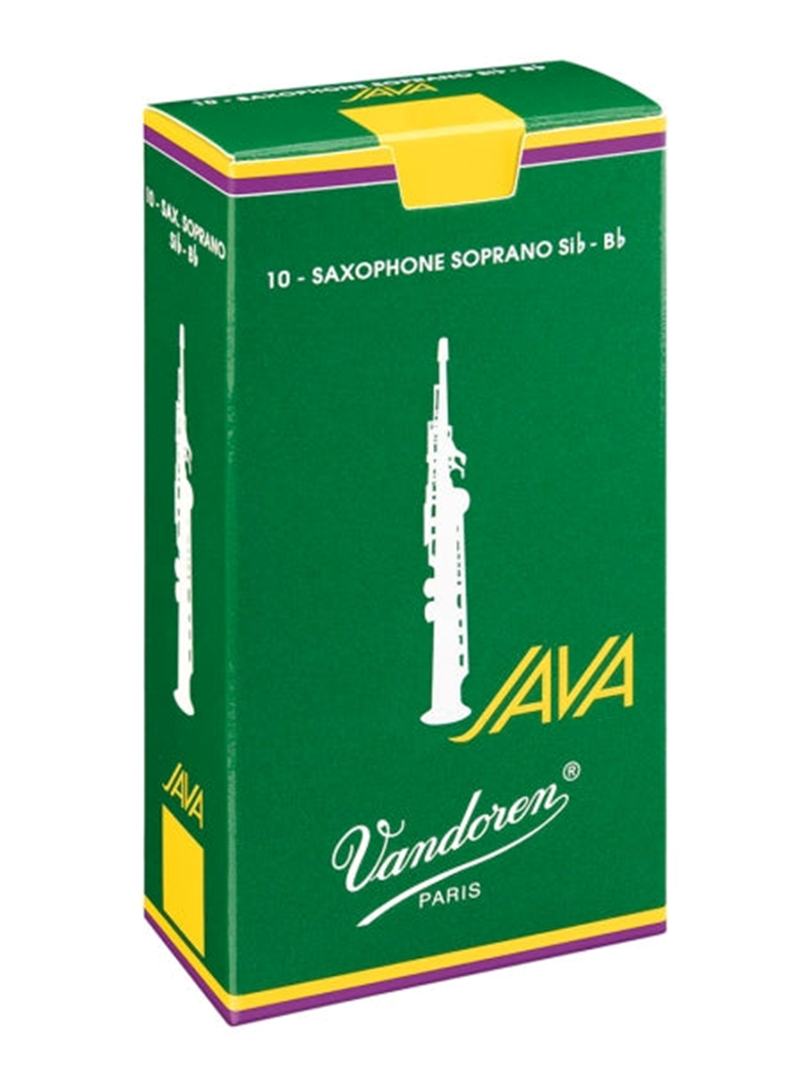 Vandoren Java Green Soprano Saxophone Reed (10)