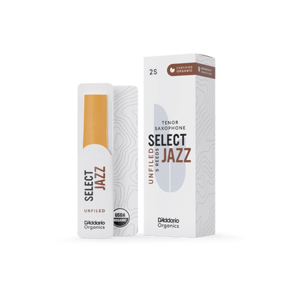 Select Jazz Un-Filed by D'addario Tenor Saxophone Reed (5)