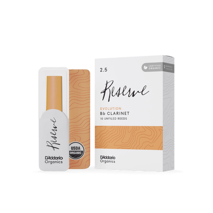 D'addario Reserve Evolution Bb Clarinet Reed (10)