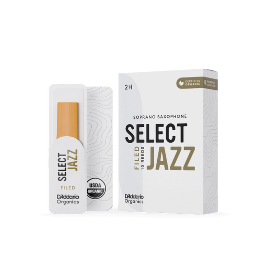 Jazz Select Filed by D'addario Soprano Saxophone Reeds (10)