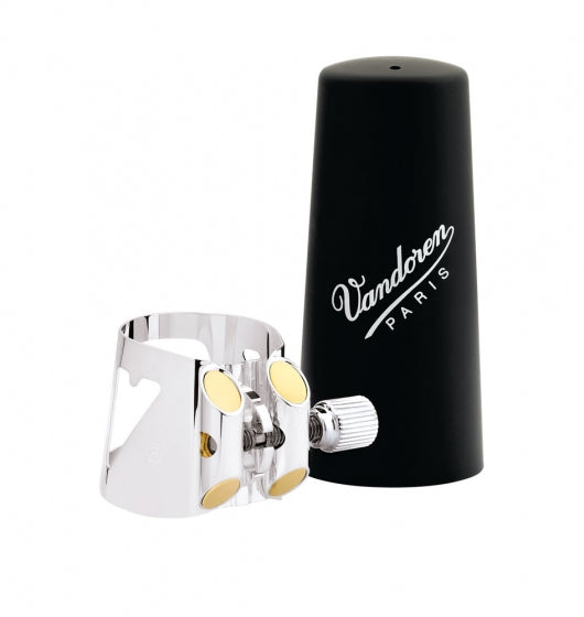 Vandoren Optimum Silver-Plated Alto Clarinet Ligature (LC03P)