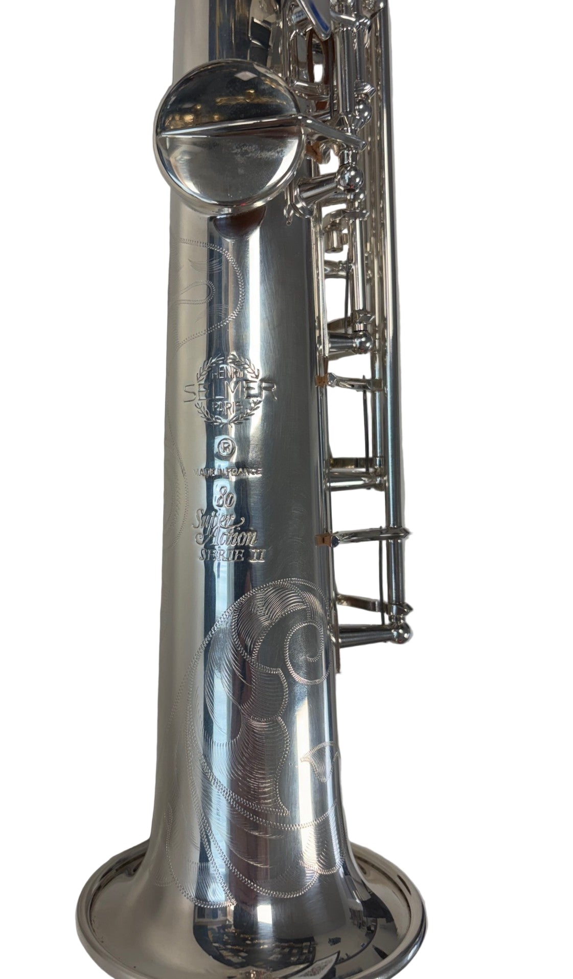 Selmer SA80 II Silver Plated Soprano Saxophone (pre-owned)