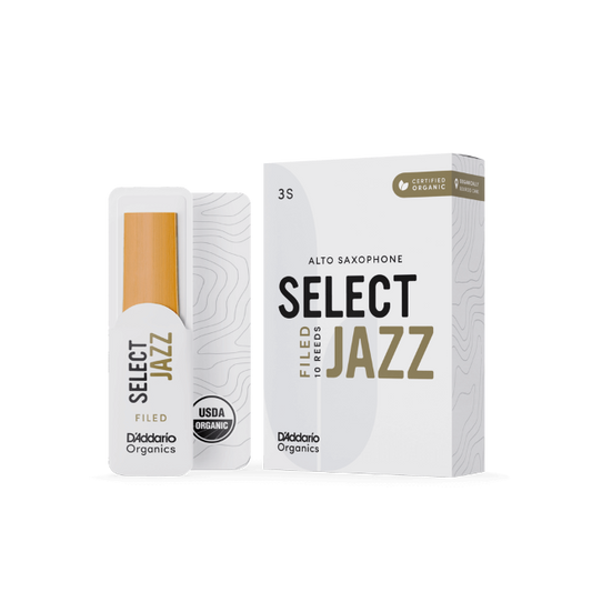 Select Jazz Filed by D'addario Alto Saxophone Reed (10)