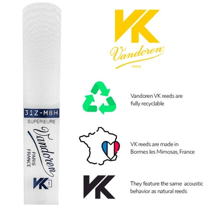 Vandoren VK1 Synthetic Bb Clarinet Reed (1 per pack)