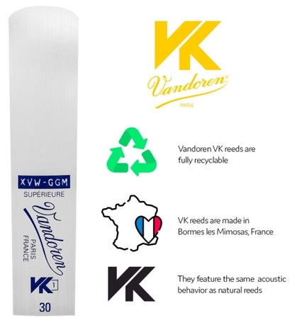 Vandoren VK1 Synthetic Alto Saxophone Reed (1 per pack)