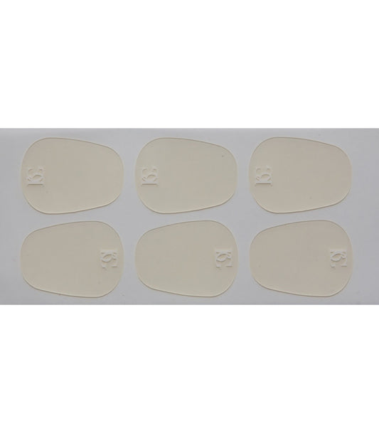 BG A11L Mouthpiece Patch Clear 0.4mm (6)