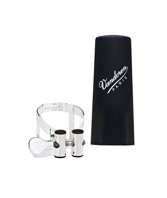 Vandoren M|O Silver-Plated Bass Clarinet Ligature (LC54SP)