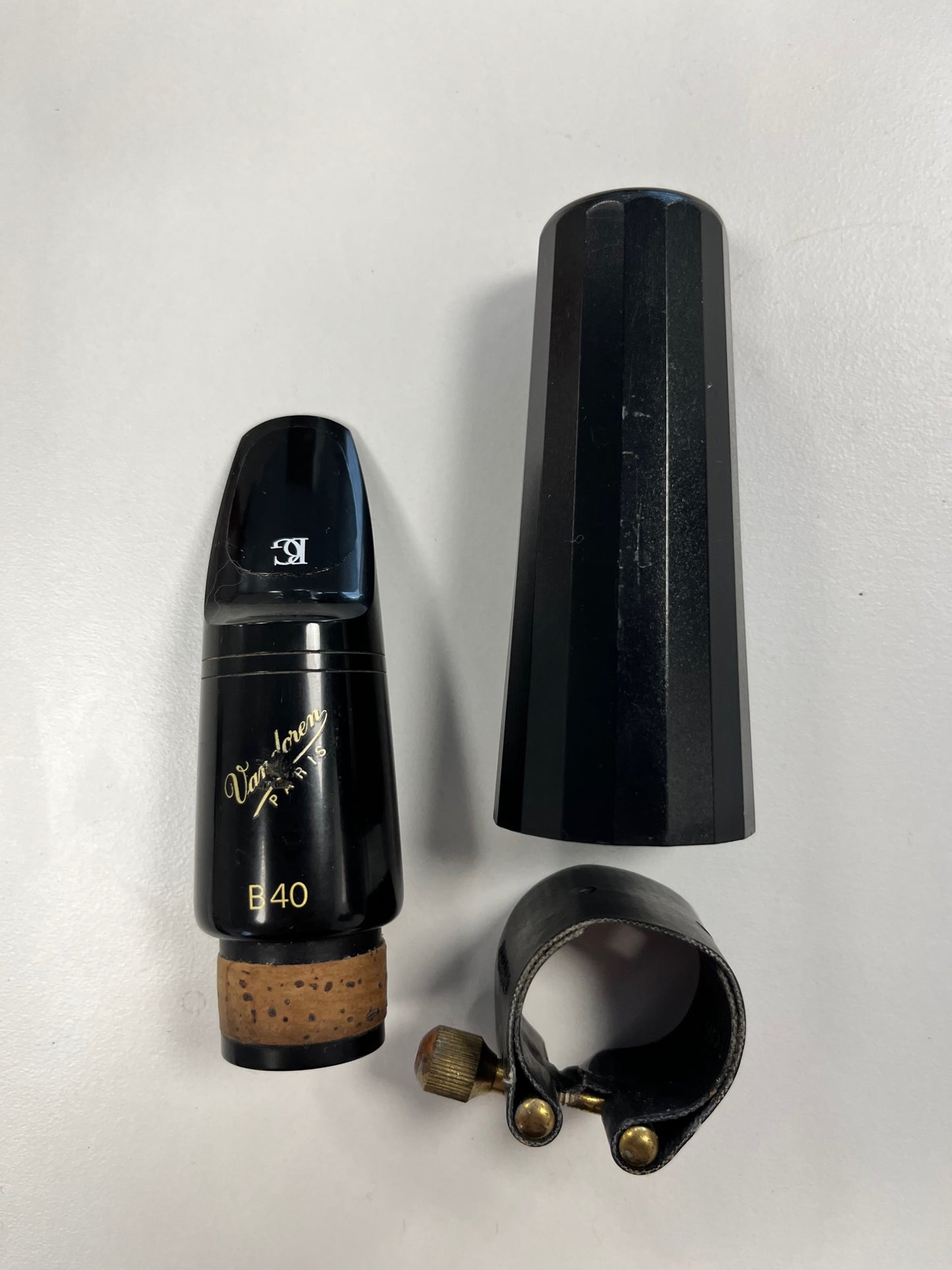 Vandoren B40 Alto Clarinet mouthpiece with Rovner cap and Ligature (s/h)