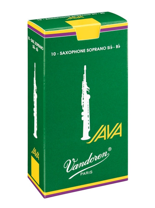 Vandoren Java Green Soprano Saxophone Reed (10)
