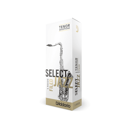 Select Jazz Filed by D'addario Tenor Saxophone Reed (5)