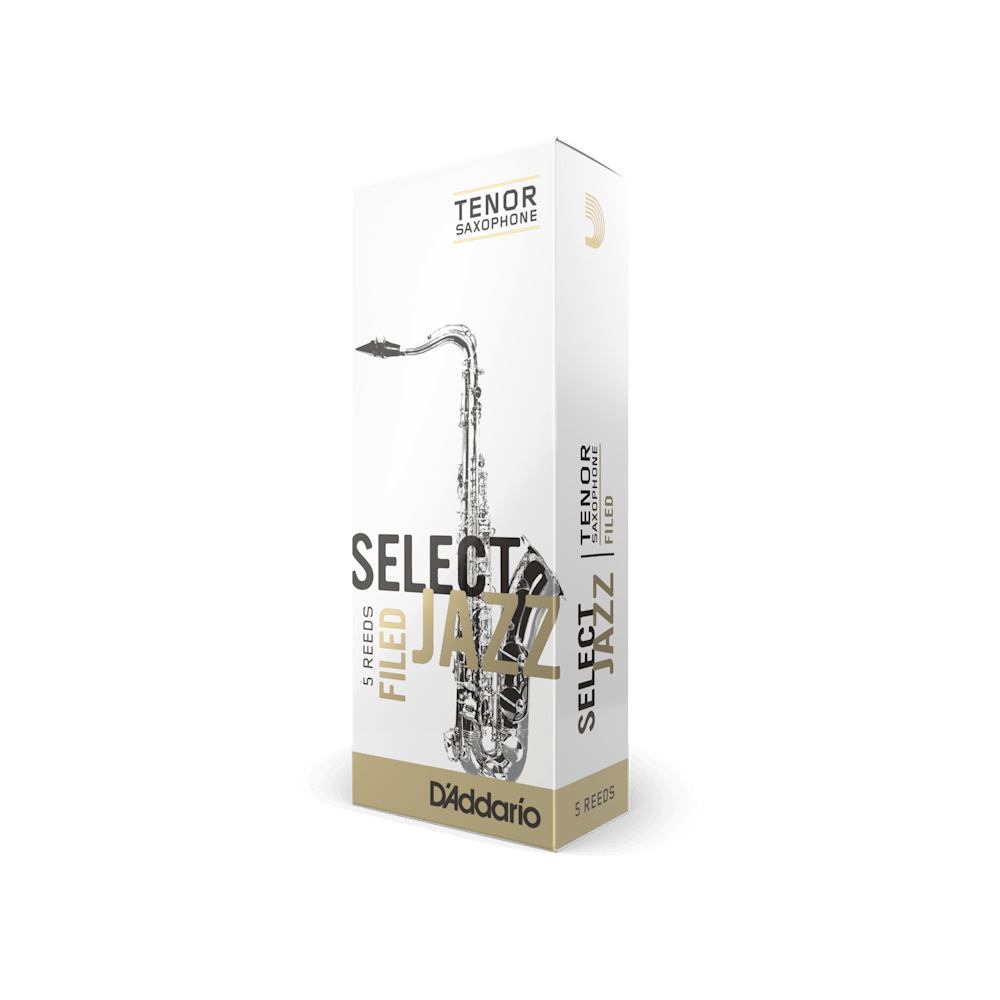 Select Jazz Filed by D'addario Tenor Saxophone Reed (5)