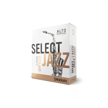 Select Jazz Un-filed by D'addario Alto Saxophone Reed (10)