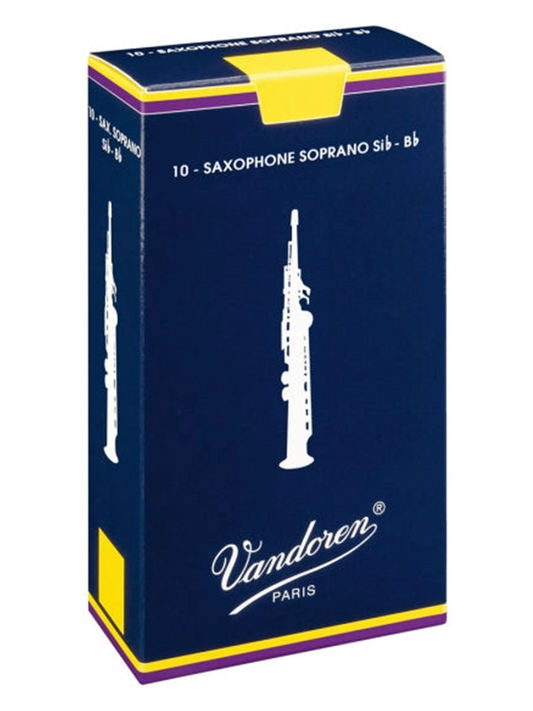 Vandoren Traditional Soprano Saxophone Reed (10)